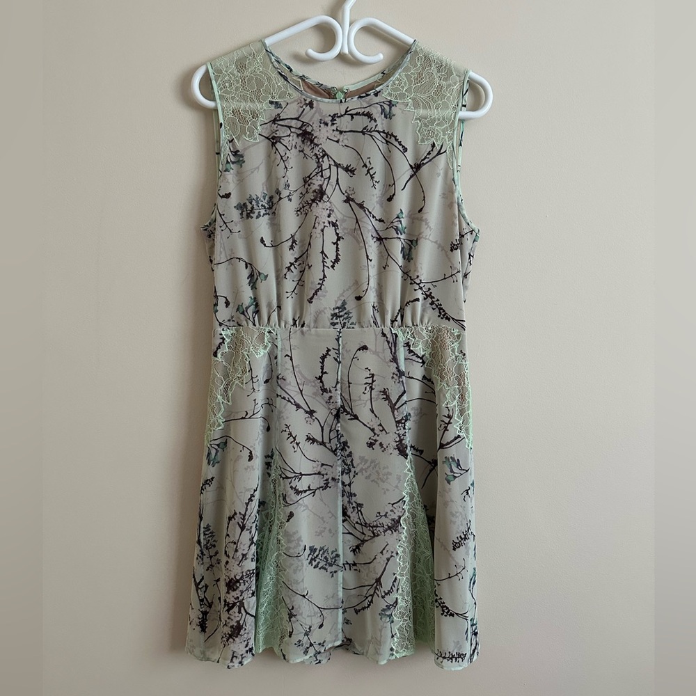 BCBG Light Green Midi Dress